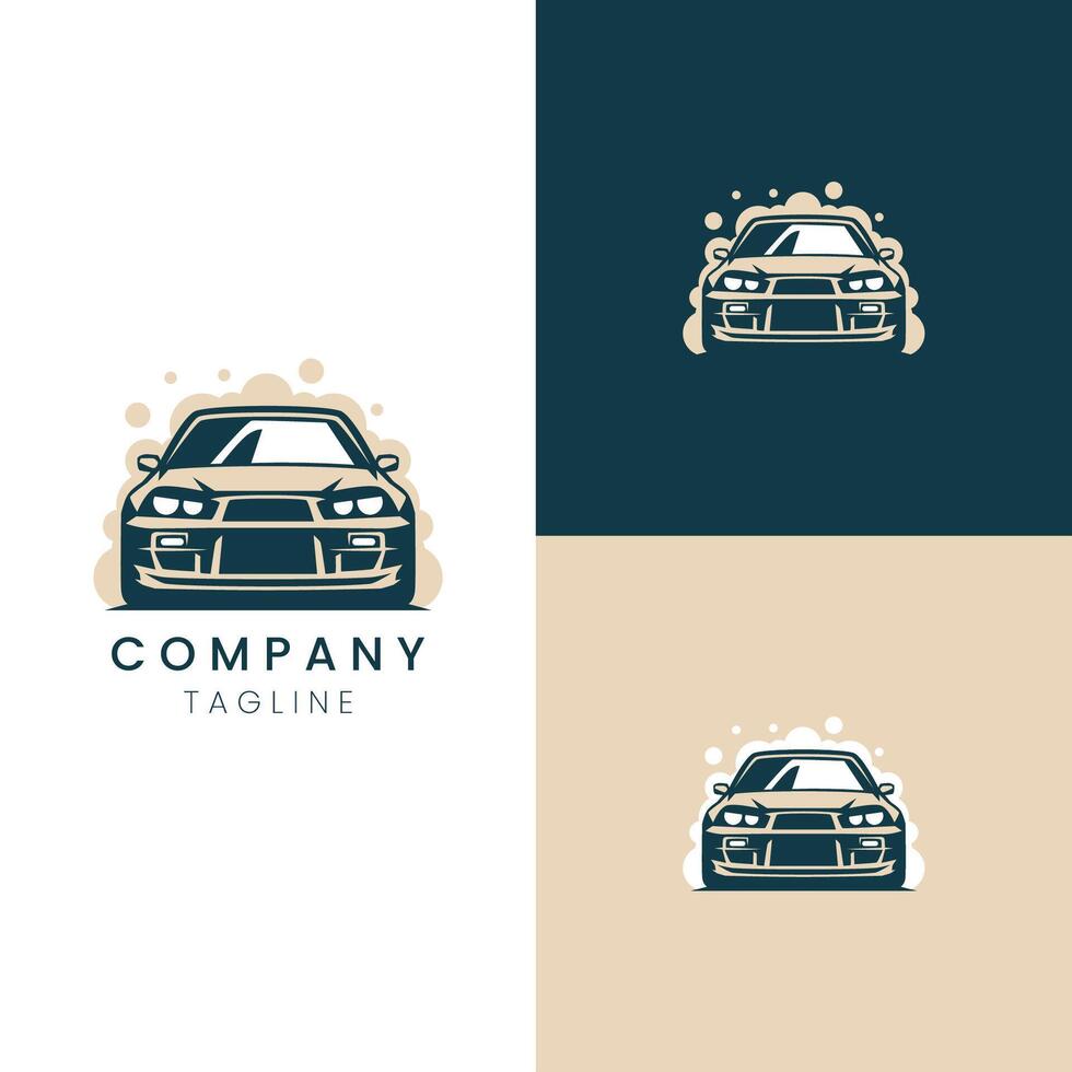 rijden in stijl iconisch logo creatie vector