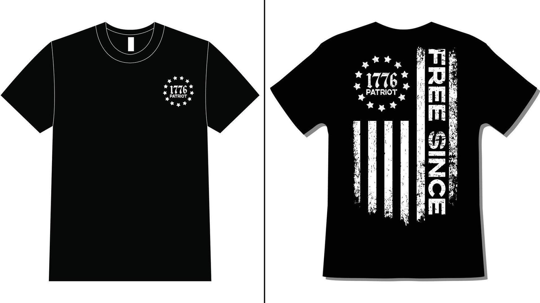 betsy Ross 1776 13 sterren vrij sinds Verenigde Staten van Amerika vlag t overhemd ontwerp vector