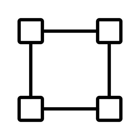 Vector pictogram slepen