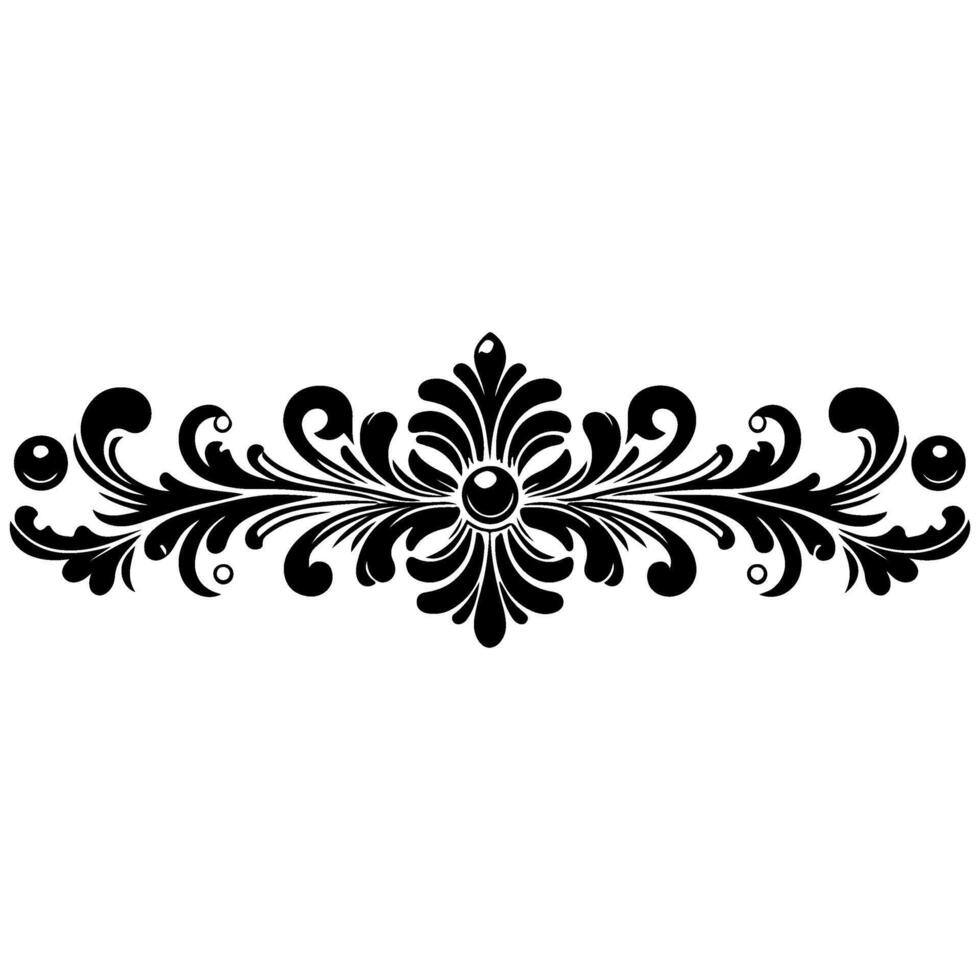 hand- getrokken zwart lijn wijnoogst kalligrafische wervelingen, insignes. hoeken decoratief overladen bloeit elementen grens kader vector
