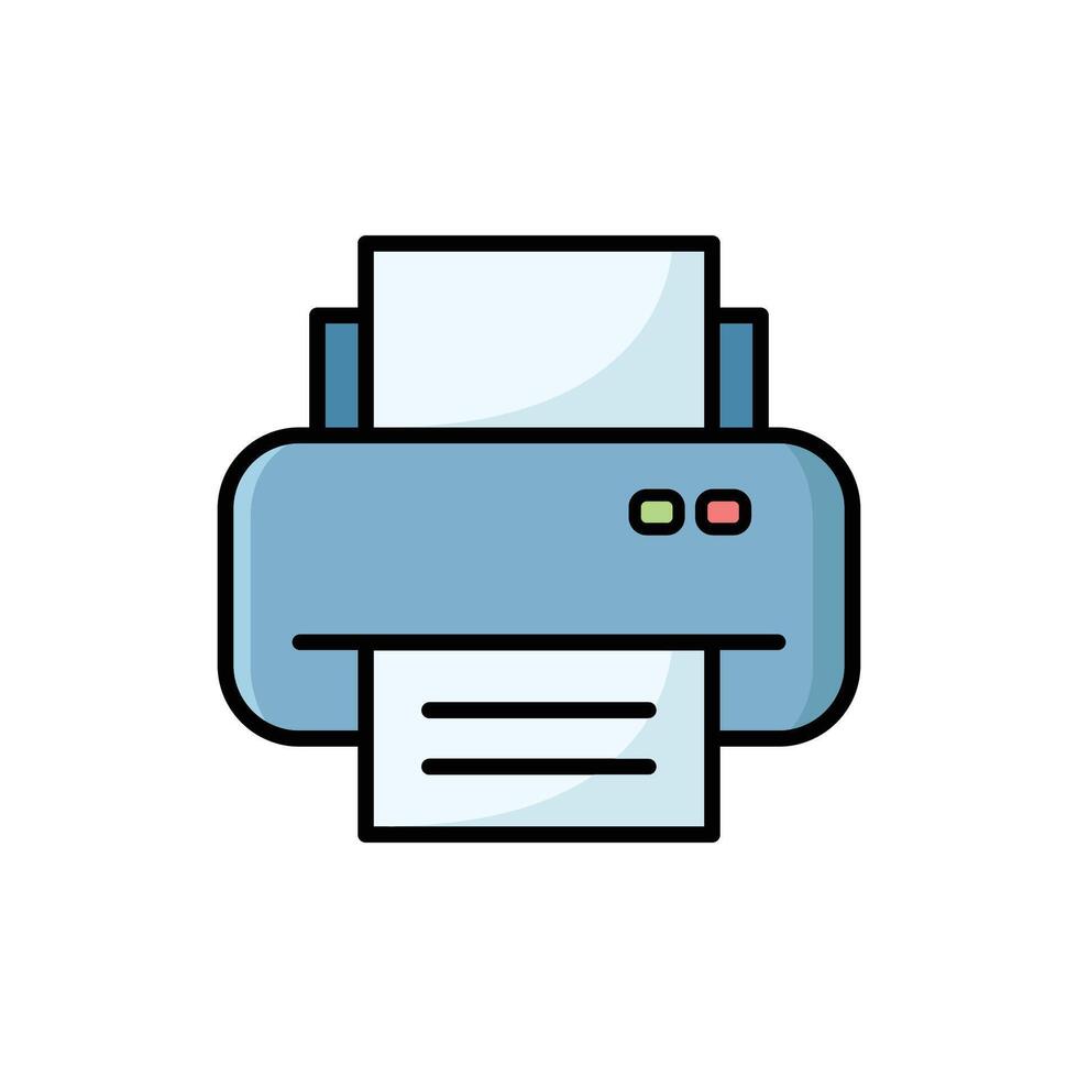 printer icoon vector ontwerp sjabloon gemakkelijk en schoon