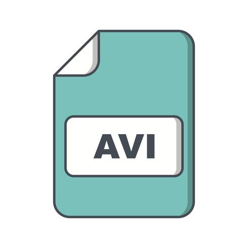 AVI Vector pictogram