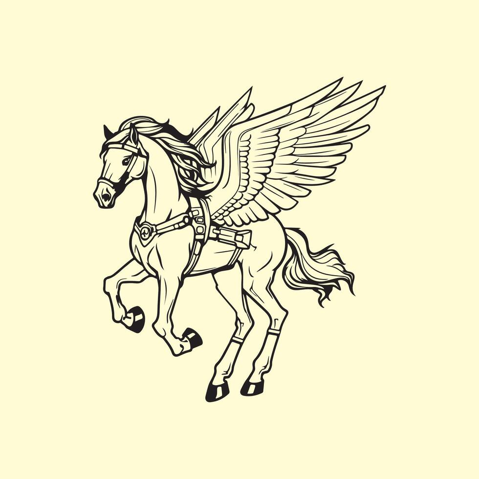 Pegasus vector kunst, pictogrammen, en grafiek