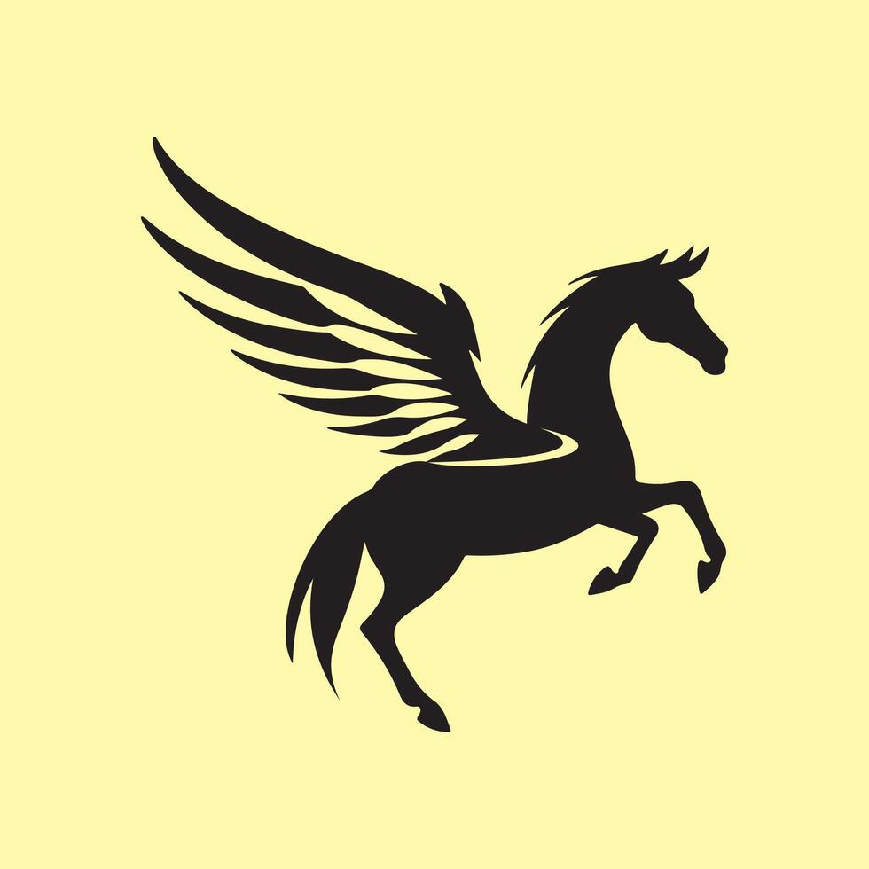 Pegasus silhouet vector afbeeldingen