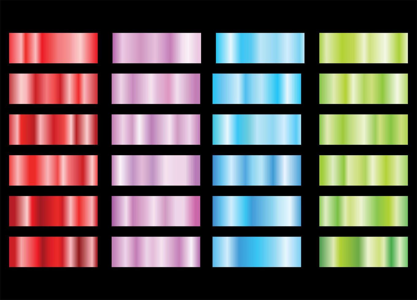 verzameling van roze blauw groen en rood helling structuur achtergrond vector