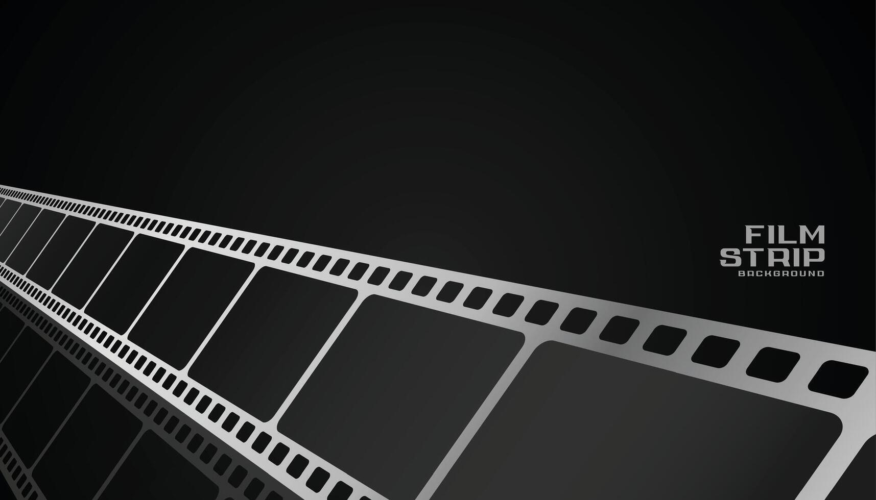 elegant retro film strip ontwerp Aan zwart achtergrond vector