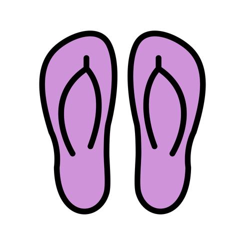 slippers vector pictogram
