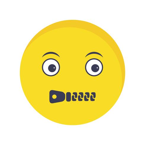 Dempen Emoji Vector Icon