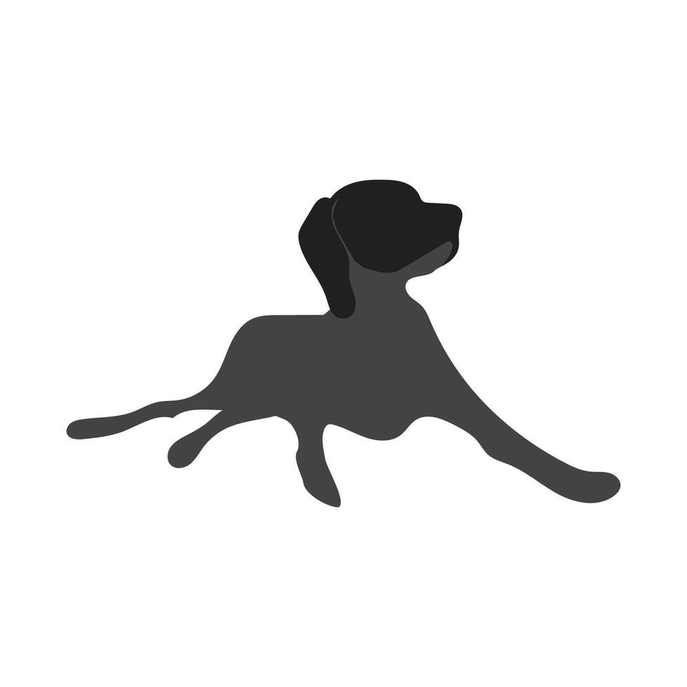 vector illustratie grafisch mooi zo hond dier logo en symbool voor dierenwinkel, enz