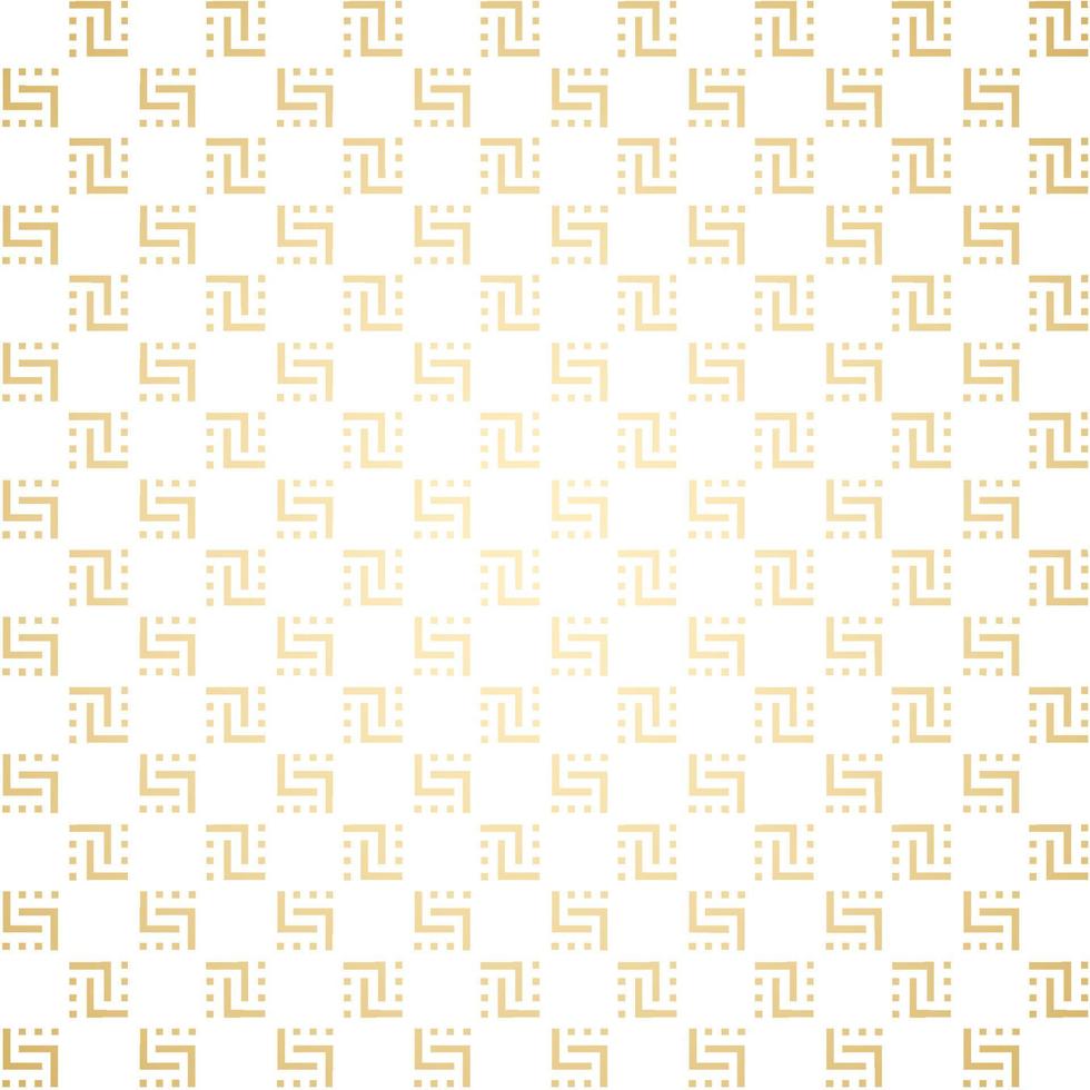 gouden en witte naadloze eenvoudige patroonachtergrond, art decostijl vector