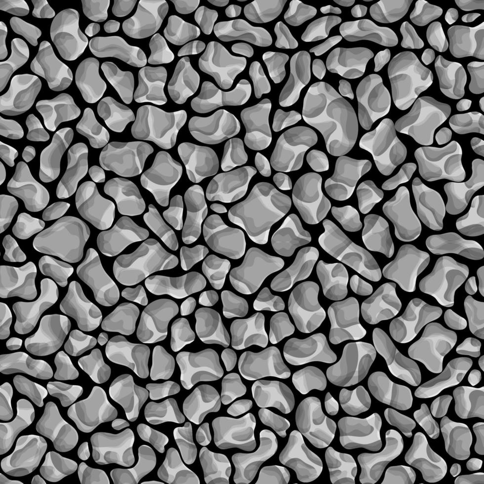 artistiek vector naadloos patroon van stenen