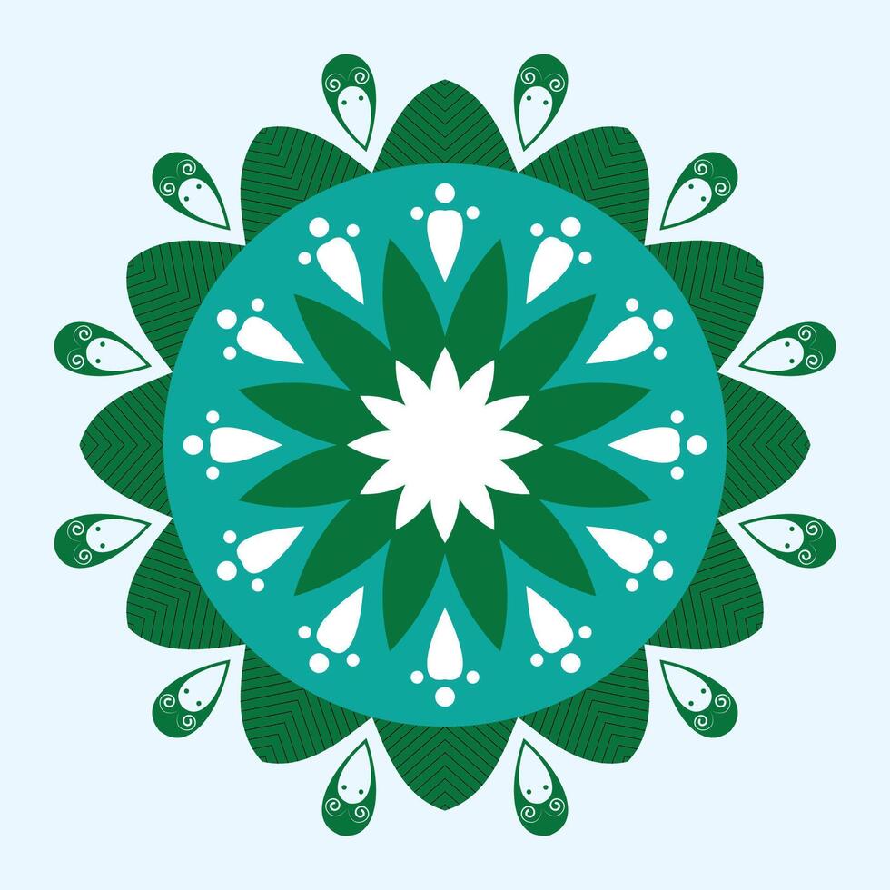 kleurrijk luxe mandala achtergrond ontwerp vector