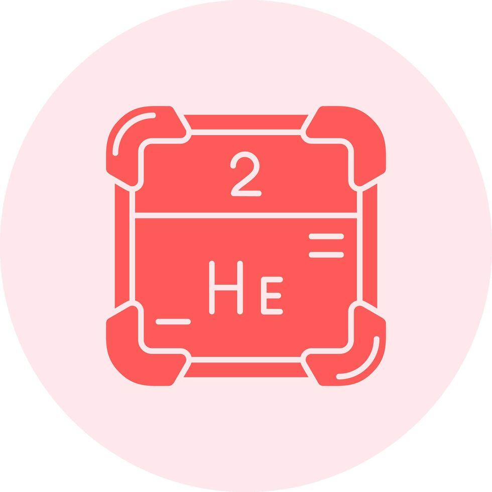 helium solide duo afstemmen icoon vector