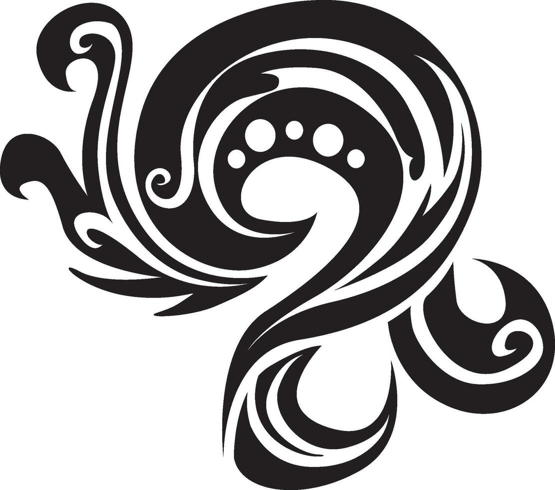 zwart tribal tatoeëren vector