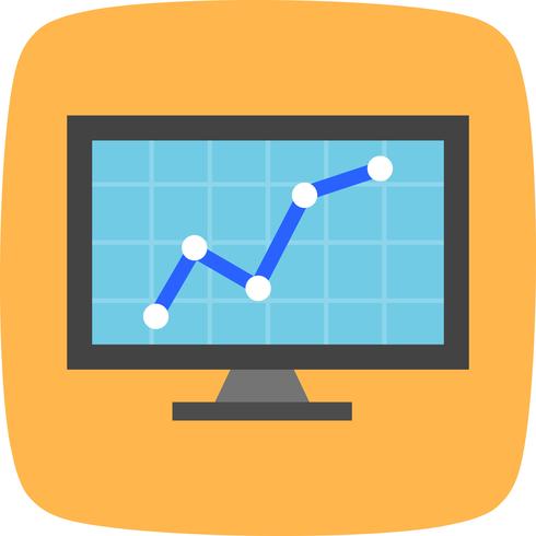 aandelenmarkt vector pictogram