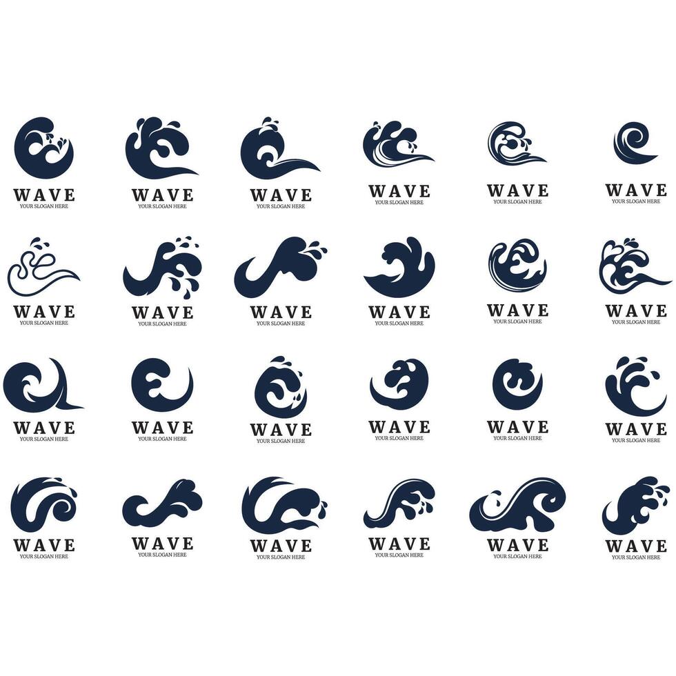 verzameling van Golf logos vector
