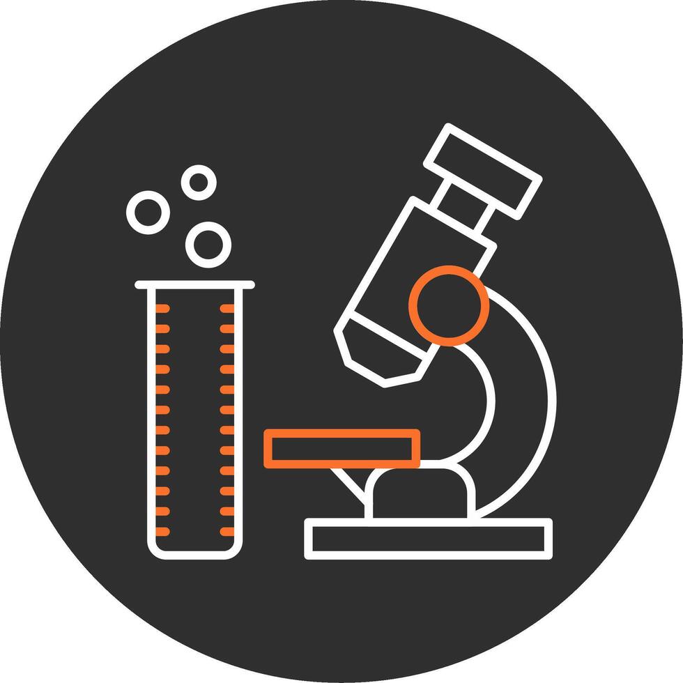 laboratorium blauw gevulde icoon vector