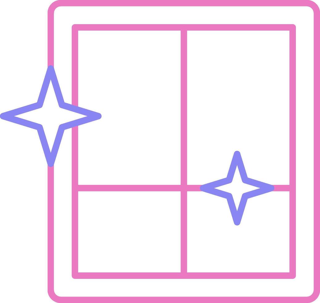 lineair twee kleur icoon vector