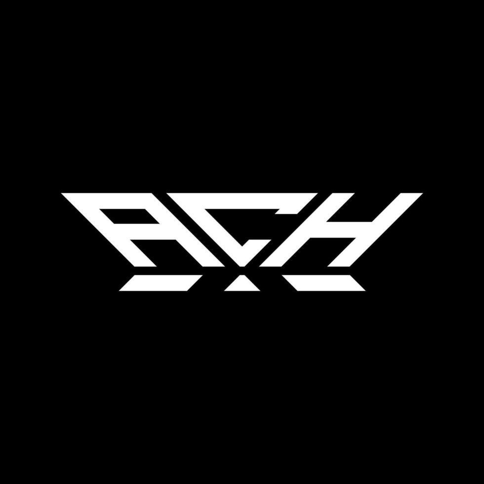 ach brief logo vector ontwerp, ach gemakkelijk en modern logo. ach luxueus alfabet ontwerp