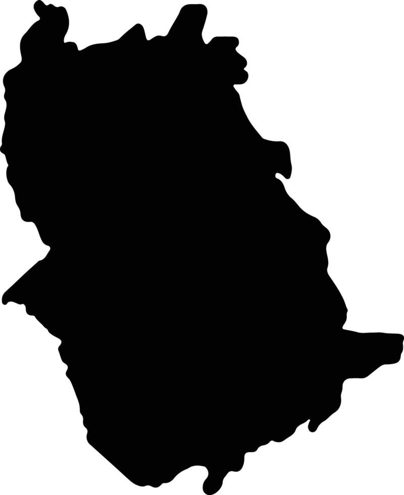 amazonas Venezuela silhouet kaart vector