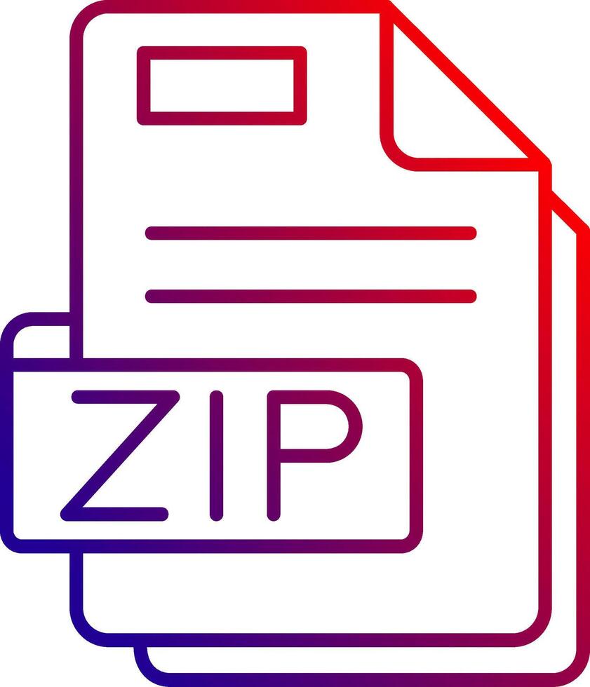 zip line verloop icoon vector