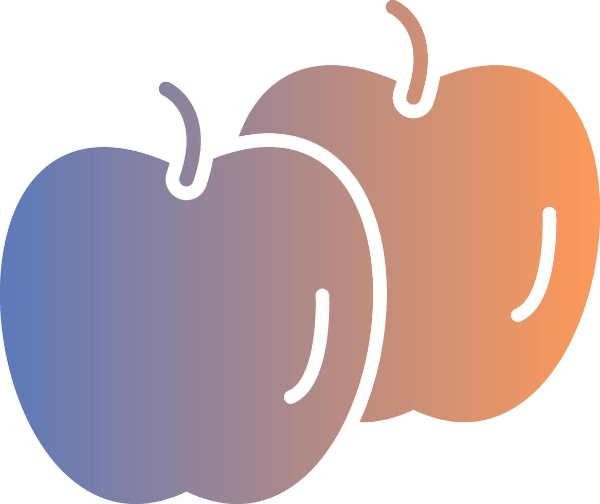 appels helling icoon vector