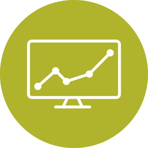 aandelenmarkt vector pictogram