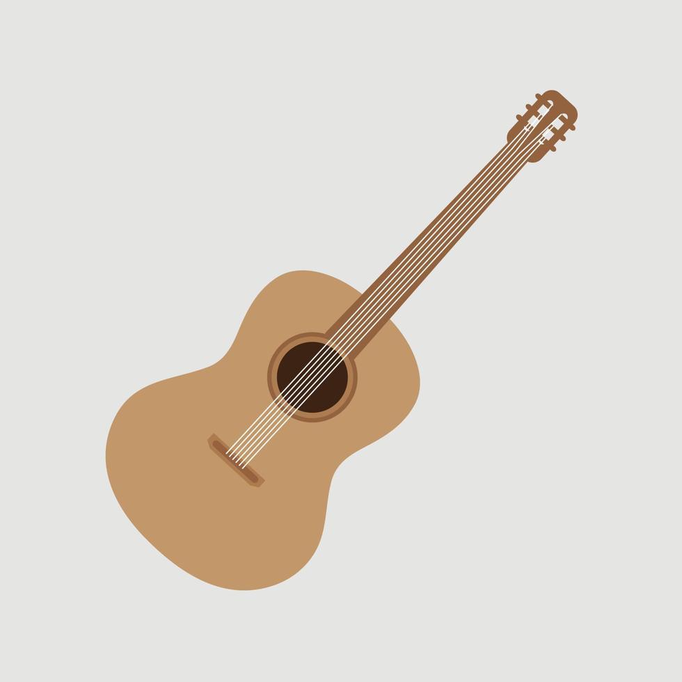 gitaar pictogram vector. vector