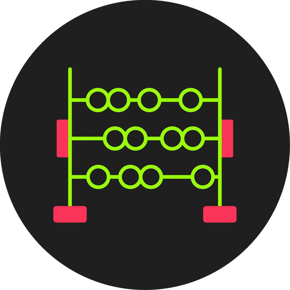 telraam glyph cirkel icoon vector