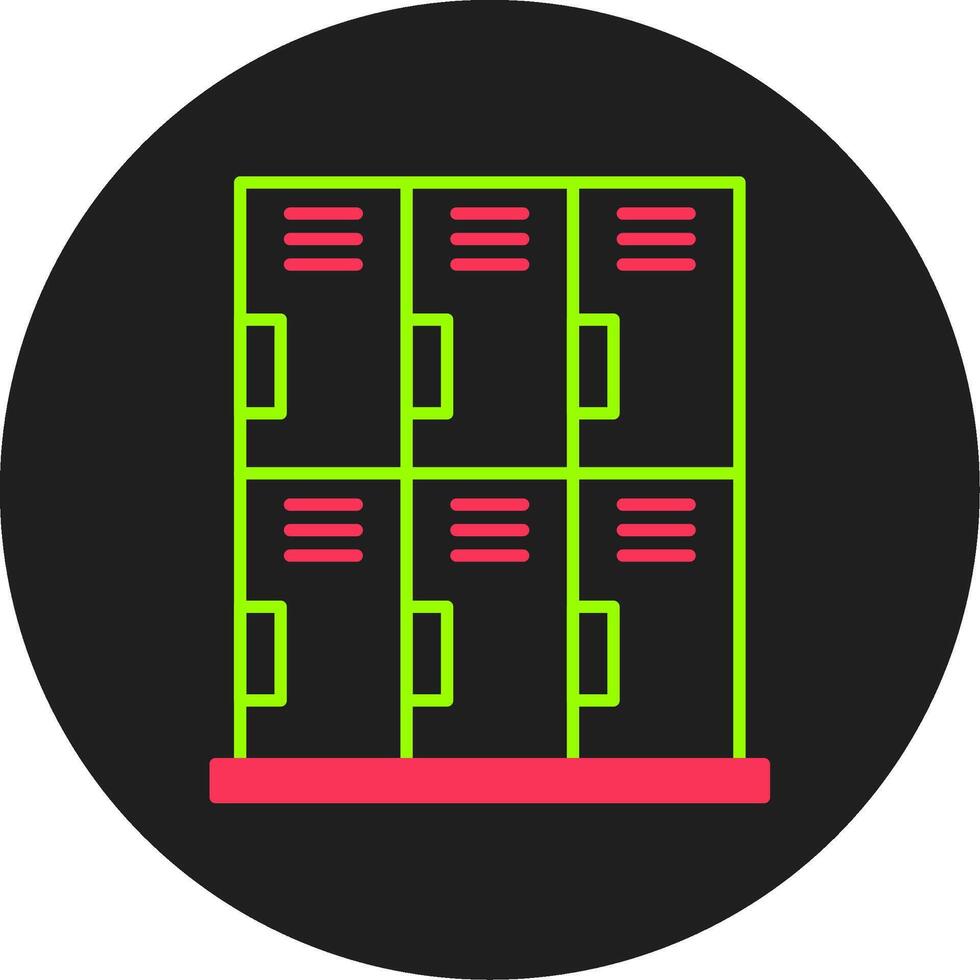 kastje glyph cirkel icoon vector