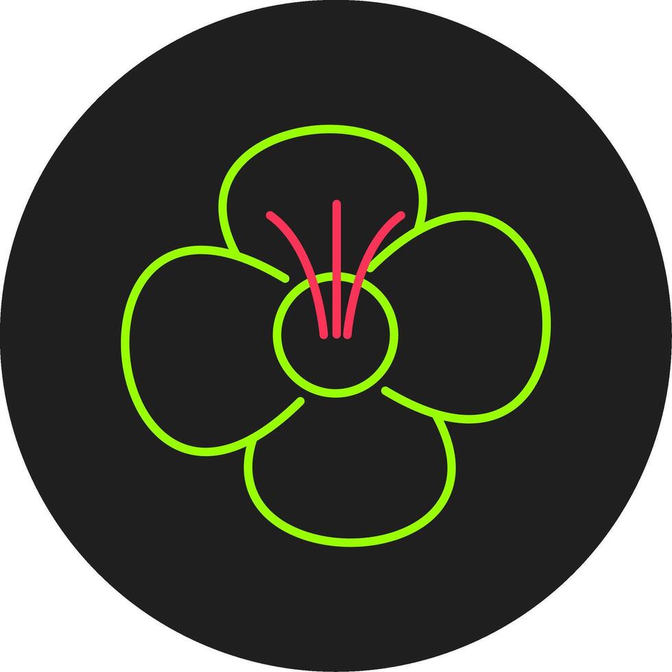 rucola glyph cirkel icoon vector