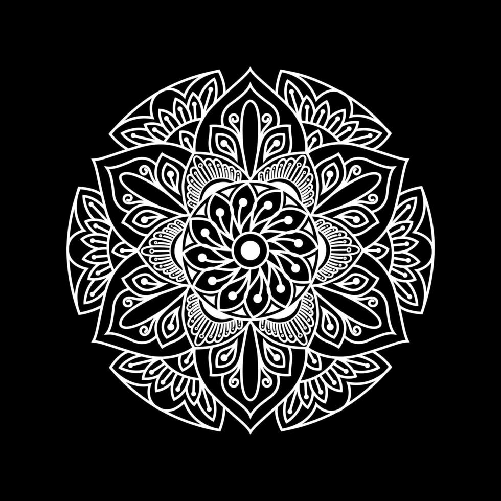 artistieke mandala ontwerp vector kunst