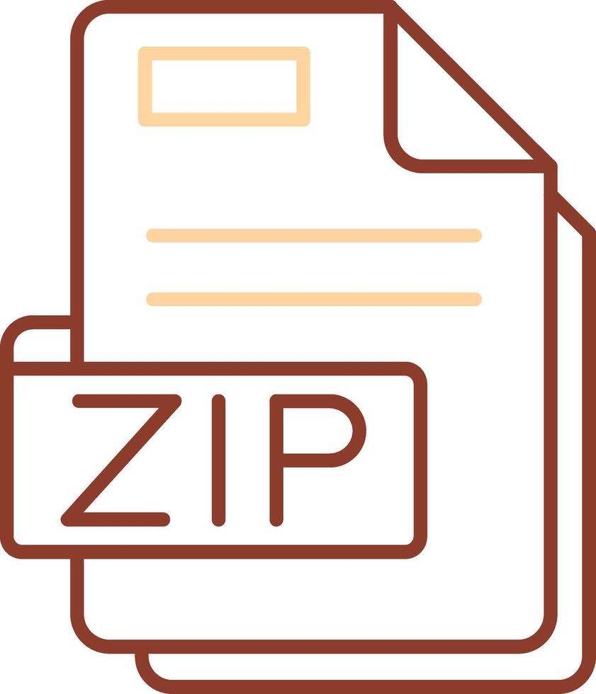 zip line twee kleuren icoon vector