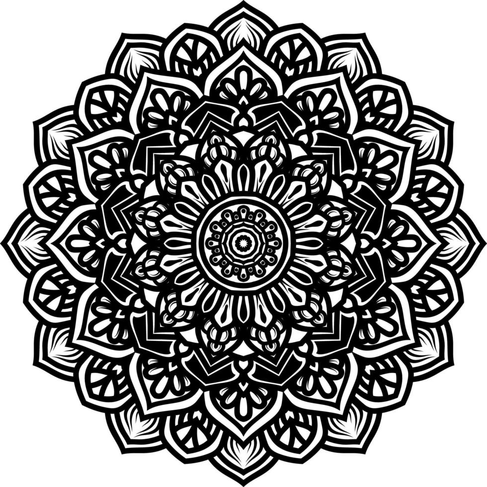 mandala ronde ornament decoratie achtergrond vector
