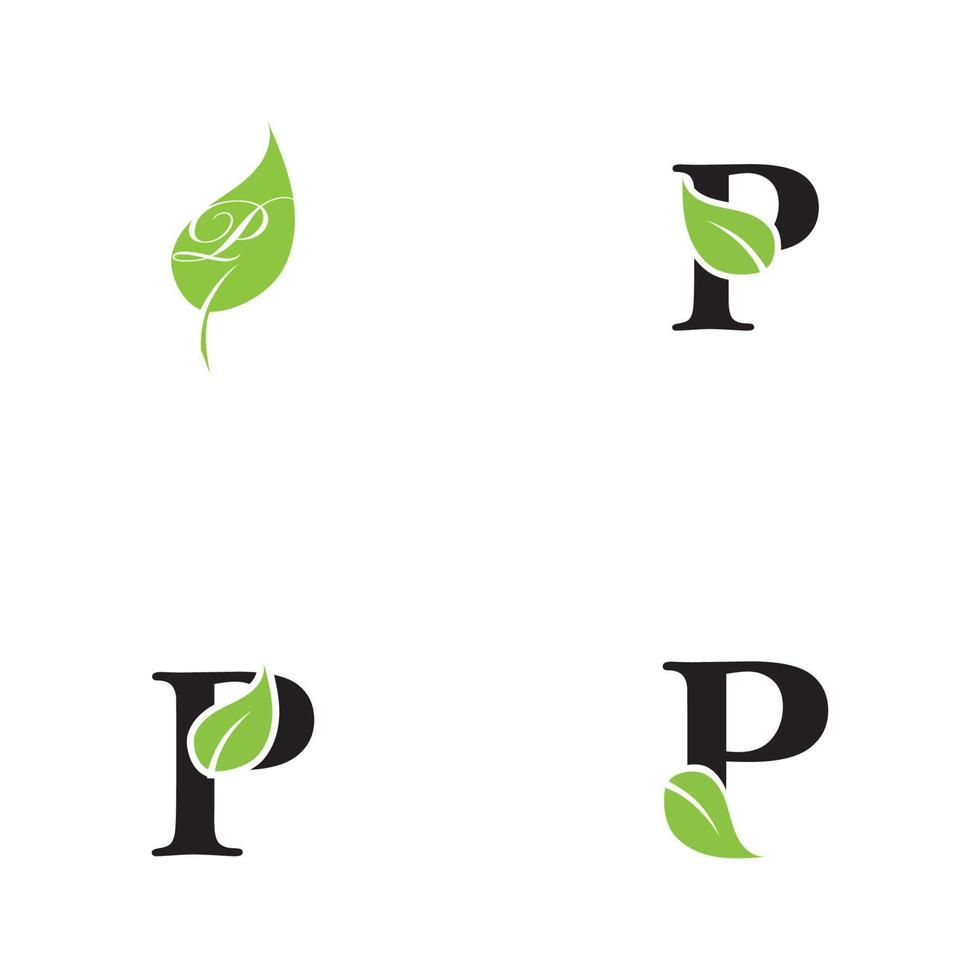 letter p logo sjabloon vector pictogram ontwerp