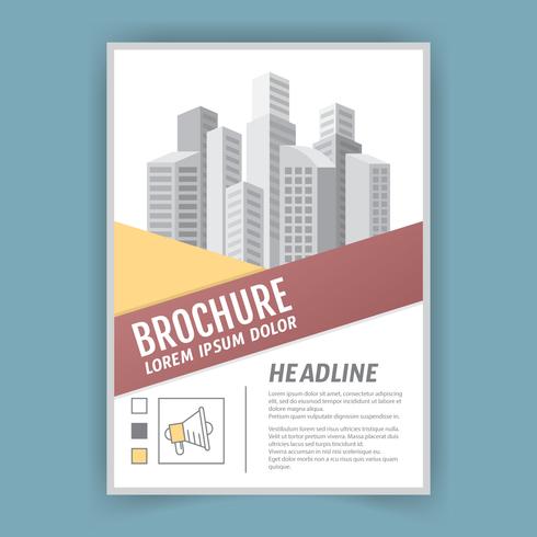 Zakelijke brochureontwerp vector