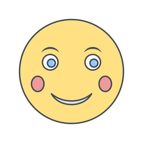 Bloos Emoji Vector Icon