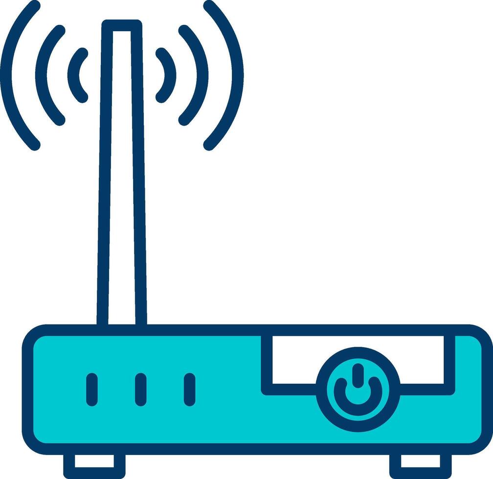 router apparaat vecto icoon vector