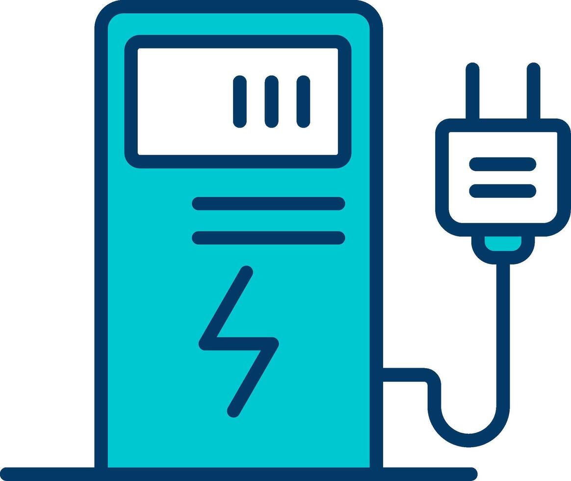 elektrisch in rekening brengen vecto icoon vector