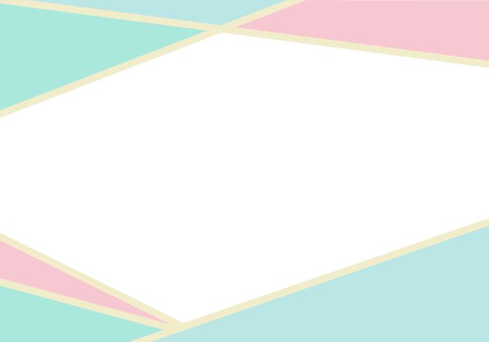 Eenvoudige geometrische pastel achtergrond vector