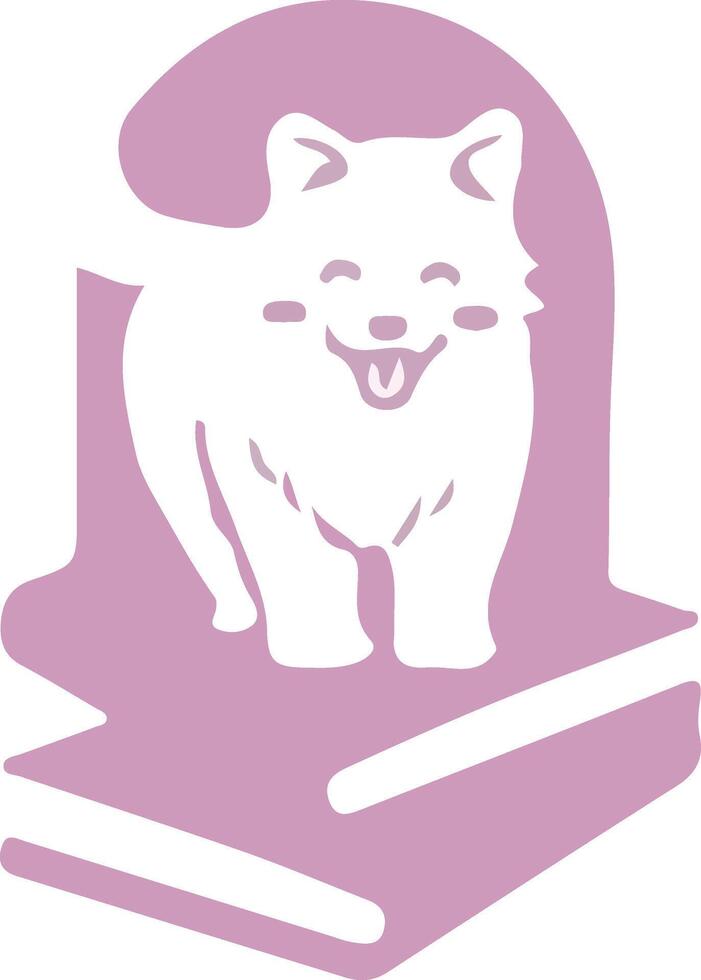 logo met een charmant puppy motief vector