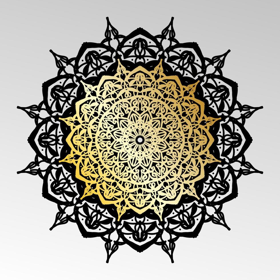 vector ronde abstracte cirkel. mandala-stijl. eps 10