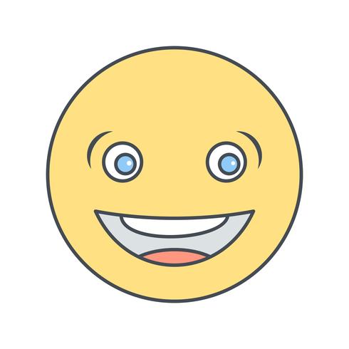 Emoji Vector pictogram lachen