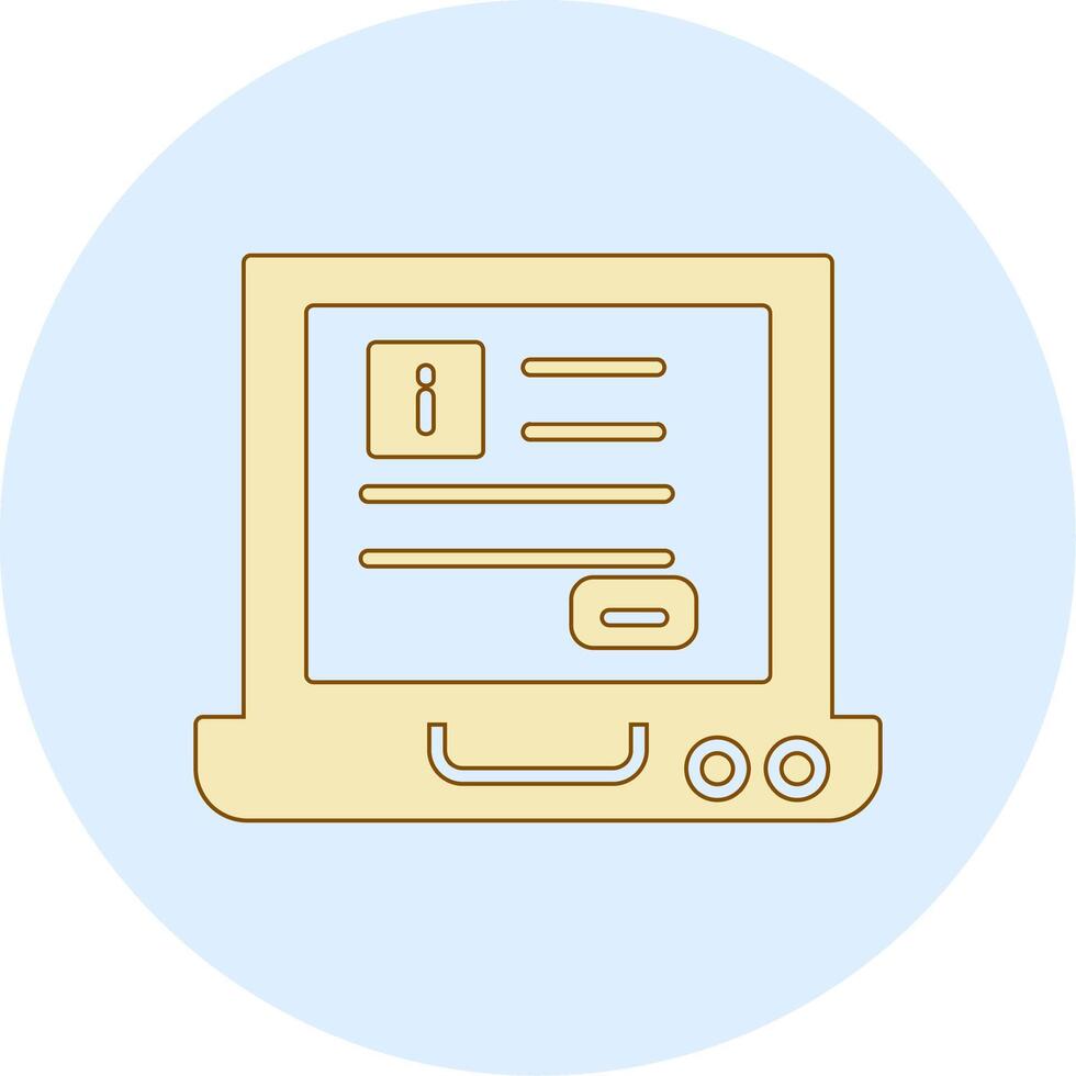 laptop vector pictogram