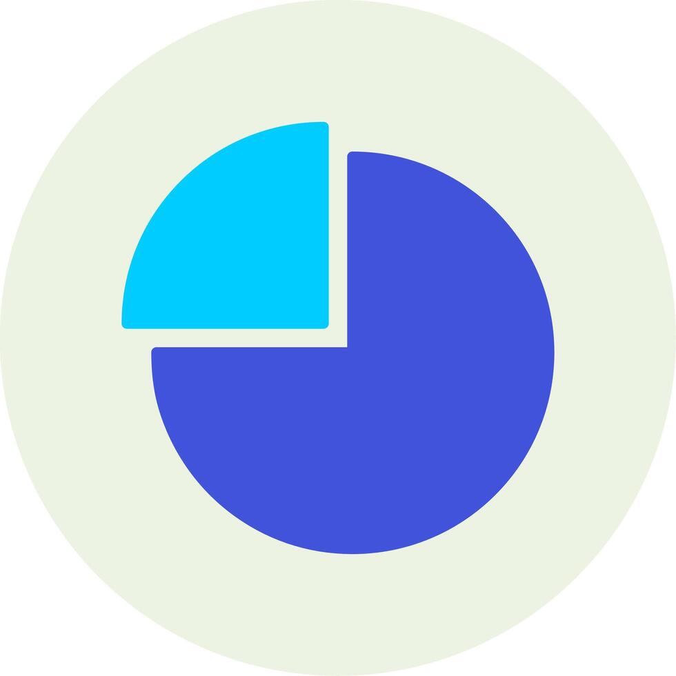 cirkeldiagram vector pictogram