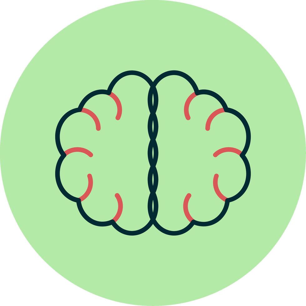 hersenen vector pictogram