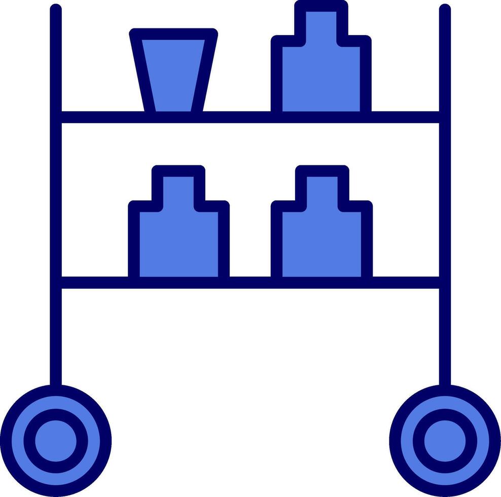 trolley vector pictogram vector