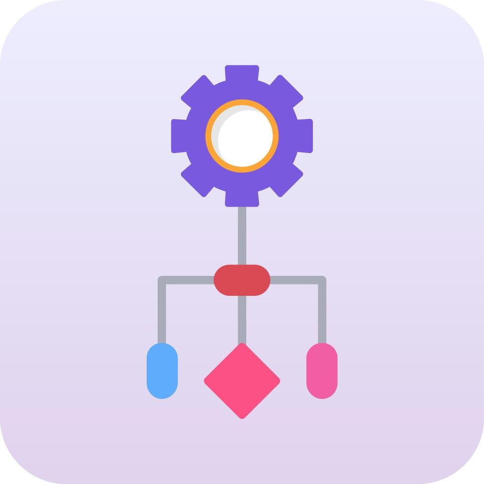 werkstroom vector pictogram