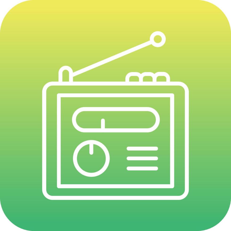 radio vector pictogram