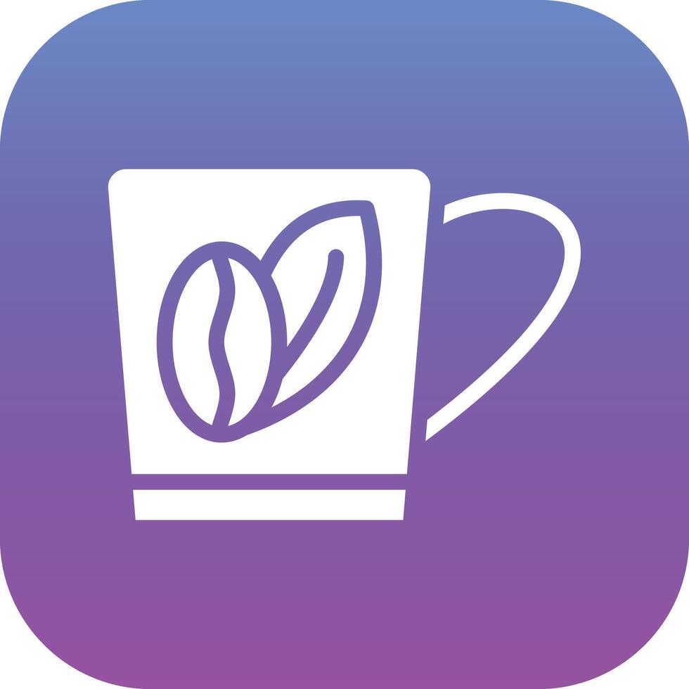 munt koffie vector icoon